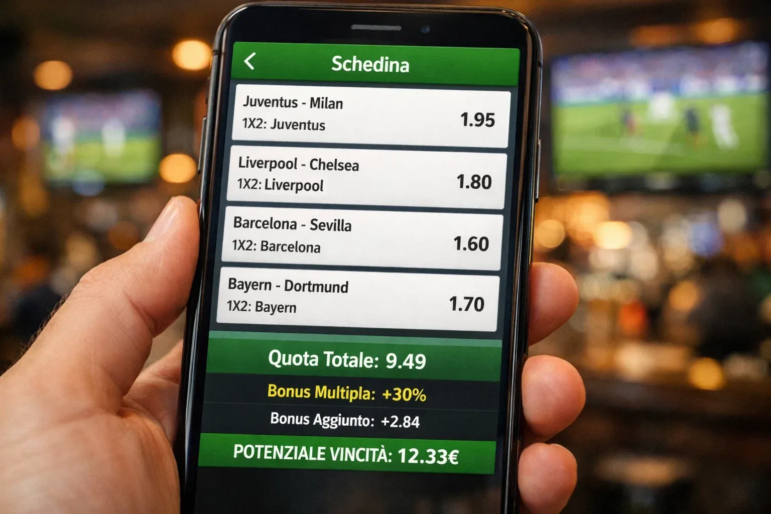 Bonus multipla Better per schedine vincenti